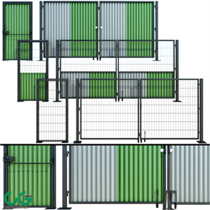 Oar gate gate for building a site
